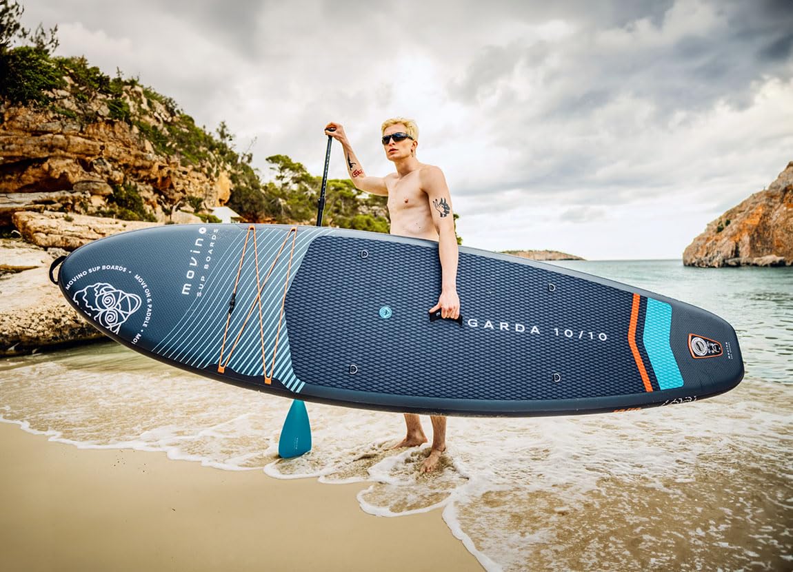 Movino Garda Allround SUP Board 10’10" (330cm), aufblasbar & leicht, inkl. Zubehör-Set, Stand Up Paddle Board für Wassersport & Freizeit