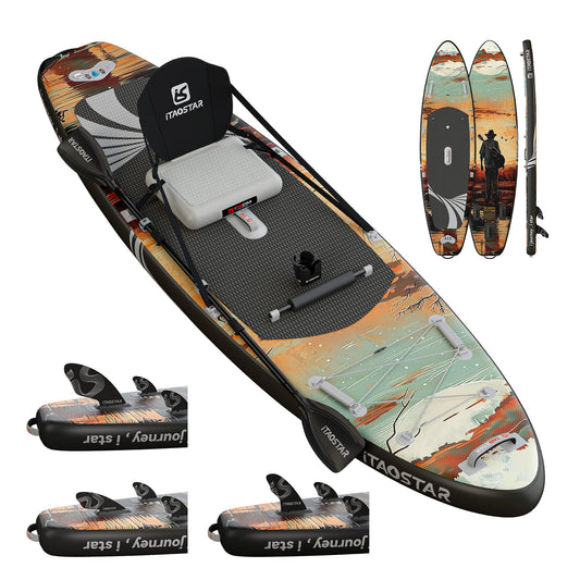 iTAOSTAR N01B SUP Board, aufblasbar & extra breit 35" für bessere Balance, Paddle Board für Erwachsene aller Levels, inkl. Premium Zubehör
