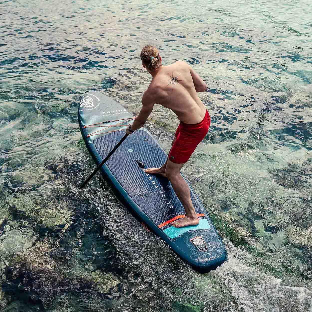 Movino Garda Allround SUP Board 10’10" (330cm), aufblasbar & leicht, inkl. Zubehör-Set, Stand Up Paddle Board für Wassersport & Freizeit